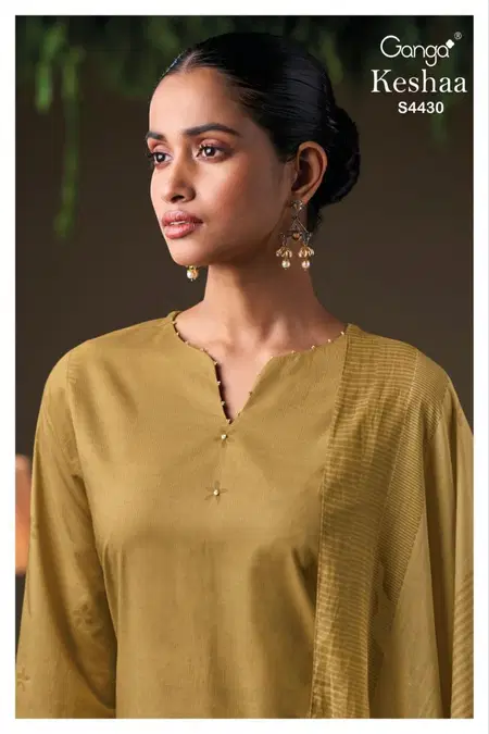 Keshaa S 4430 By Ganga Cotton Plazzo Salwar Suits Wholesale Price In Surat
